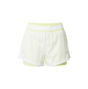 Lacoste Sport Sportshorts  biela / svetložltá