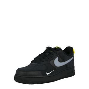 Nike Sportswear Nízke tenisky 'Air Force 1'  čierna / svetlosivá / biela