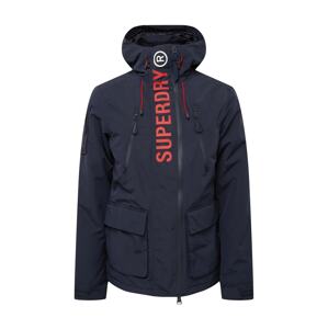 Superdry Funkčná bunda 'Ultimate SD'  námornícka modrá / červená