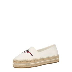 TOMMY HILFIGER Espadrilky  tmavomodrá / rubínová / biela ako vlna