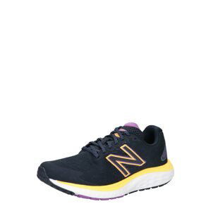 new balance Športová obuv  čierna / fialová / karí