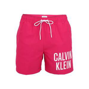 Calvin Klein Plavecké šortky  ružová / biela