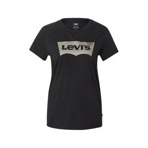 LEVI'S Tričko  čierna / sivobéžová