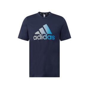 ADIDAS PERFORMANCE Funkčné tričko  modrá / sivá / tmavomodrá