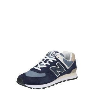 new balance Nízke tenisky '574'  telová / námornícka modrá / dymovo modrá / biela