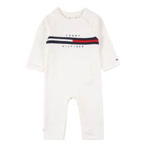 TOMMY HILFIGER Overal  biela / ohnivo červená / tmavomodrá