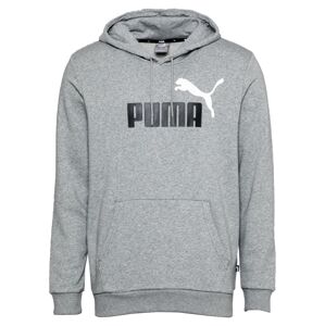 PUMA Športová mikina  sivá / čierna / biela