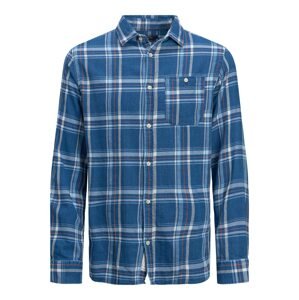 JACK & JONES Košeľa 'Stanley'  modrá / biela / oranžová