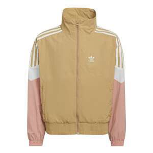 ADIDAS ORIGINALS Prechodná bunda  béžová / svetloružová / biela