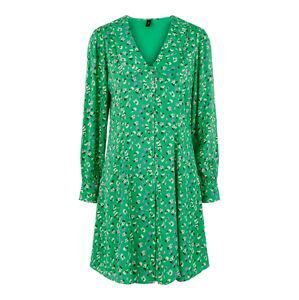 Y.A.S Košeľové šaty 'Malikka'  zelená / fialová / ružová / biela