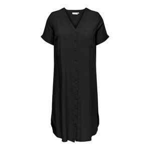 ONLY Carmakoma Košeľové šaty 'Denzia'  čierna