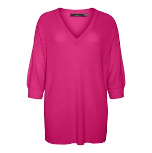 Vero Moda Curve Sveter 'Tulex'  fuksia