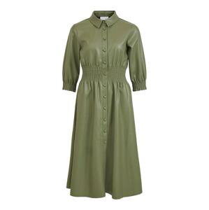 VILA Košeľové šaty 'Dolores'  olivová