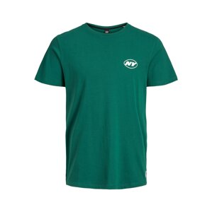 JACK & JONES Tričko 'NFL Club'  zelená / biela