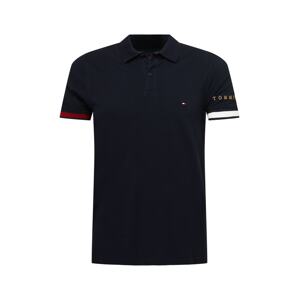 TOMMY HILFIGER Tričko  biela / žltá / červená / tmavomodrá