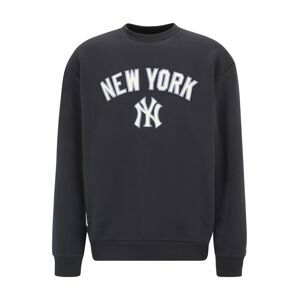 NEW ERA Mikina 'MLB Yankees Heritage'  čierna / biela