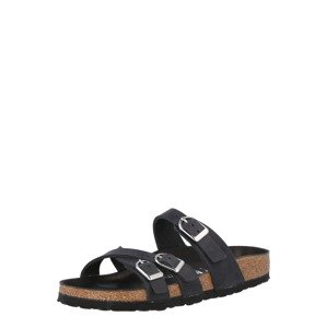 BIRKENSTOCK Šľapky 'Franca'  čierna