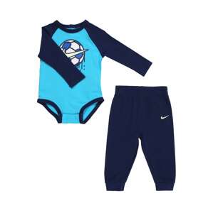 Nike Sportswear Set  azúrová / námornícka modrá / biela / pastelovo žltá