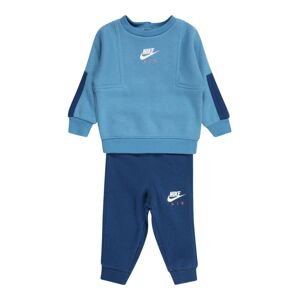 Nike Sportswear Joggingová súprava  modrá / tmavomodrá / biela / oranžová