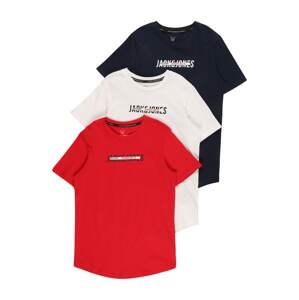 Jack & Jones Junior Tričko  námornícka modrá / červená / čierna / biela