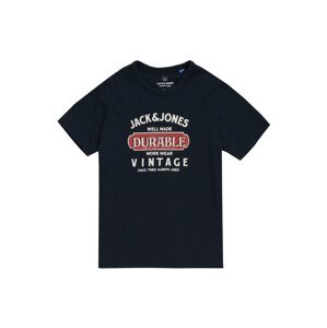 Jack & Jones Junior Tričko  béžová / námornícka modrá / červená / čierna / biela