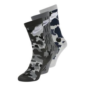 Nike Sportswear Ponožky 'Everyday'  námornícka modrá / sivá / tmavosivá / biela