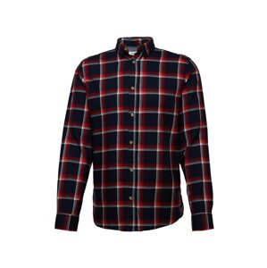 JACK & JONES Košeľa 'LOGAN'  námornícka modrá / červená / biela