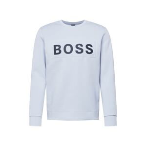 BOSS ATHLEISURE Mikina 'Salbo 1'  svetlomodrá / námornícka modrá