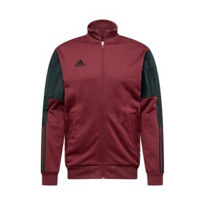 ADIDAS PERFORMANCE Športová bunda 'Tiro'  čierna / burgundská