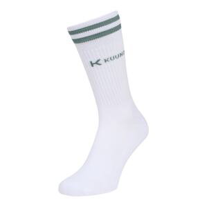 KUUNO Ponožky  zelená / biela