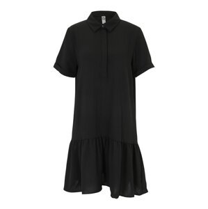JDY Tall Košeľové šaty  čierna