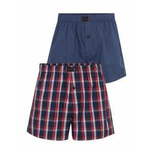 Tommy Hilfiger Underwear Boxerky  červená / biela / námornícka modrá / modrá