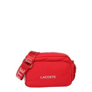 LACOSTE Taška cez rameno 'Active'  oranžovo červená / biela