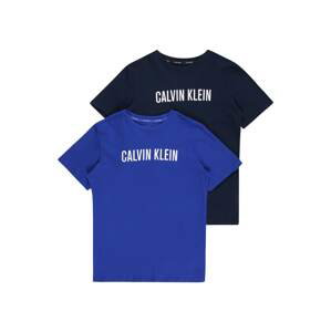 Calvin Klein Underwear Tričko  kráľovská modrá / námornícka modrá / biela