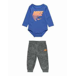 Nike Sportswear Set  sivá melírovaná / modrá / oranžová / biela