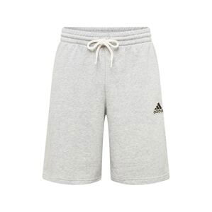 ADIDAS PERFORMANCE Športové nohavice 'Essentials'  čierna / sivá melírovaná