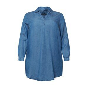 ONLY Carmakoma Košeľové šaty 'JEMMA'  modrá denim