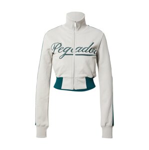 Pegador Sweatjacke 'NANTES'  svetlosivá / smaragdová