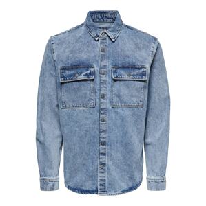 Only & Sons Košeľa 'Bill'  modrá denim