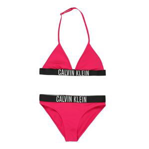 Calvin Klein Swimwear Bikiny  ružová / biela / čierna