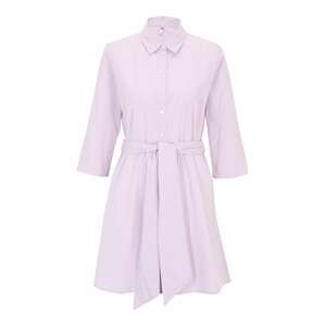 JDY Petite Košeľové šaty 'HALL'  fialová / biela