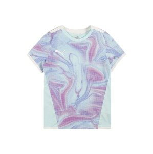 PUMA Funkčné tričko  biela / svetlomodrá / fialová