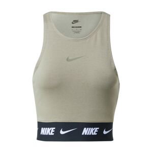 Nike Sportswear Top  olivová / čierna / biela