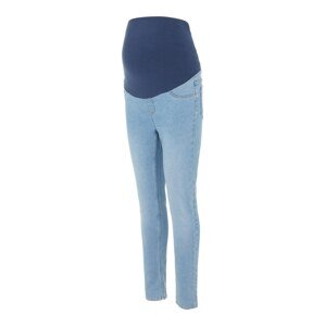 MAMALICIOUS Jeggings  modrá denim