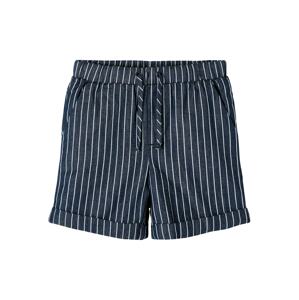 NAME IT Shorts 'RYAN'  modrá denim / biela