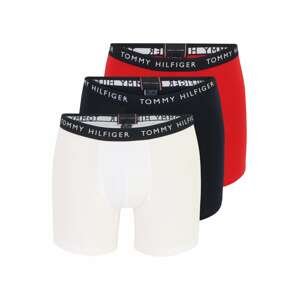 Tommy Hilfiger Underwear Boxerky  biela / ohnivo červená / tmavomodrá
