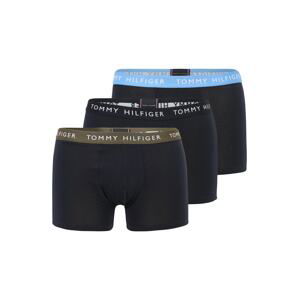 TOMMY HILFIGER Boxerky  čierna / biela / kaki / svetlomodrá