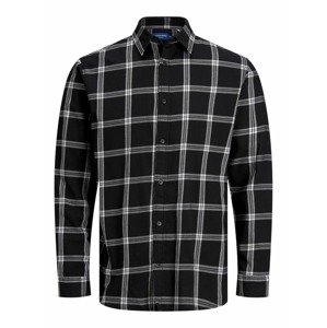 Jack & Jones Plus Košeľa  čierna / krémová