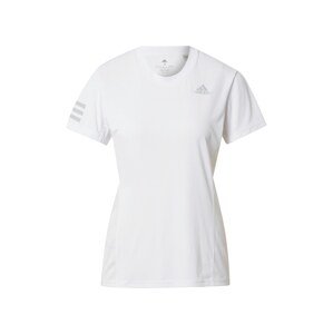 ADIDAS SPORTSWEAR Funkčné tričko 'Club'  strieborná / biela