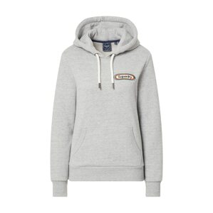 Superdry Mikina  žltá / sivá melírovaná / tmavooranžová / biela